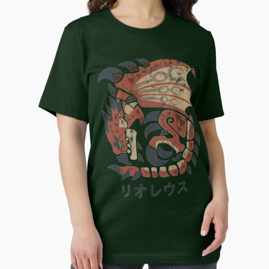 Monster Hunter World Rathalos Kanji Icon T-Shirt