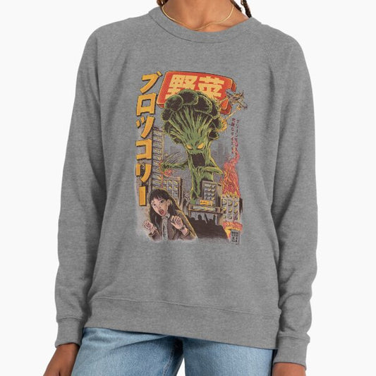 THE BROCCOZILLA Lightweight Sweatshirt