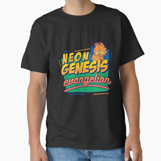 Neon Genesis Evangelion Garfield T-Shirt