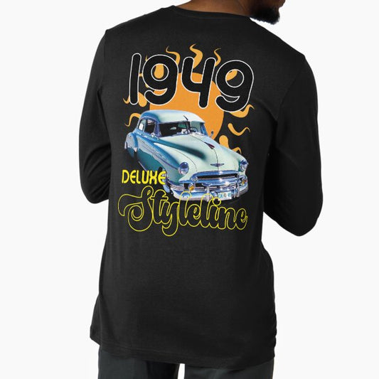 1949 Chevy Sedan deluxe Styleline classic car Long Sleeve T-Shirt