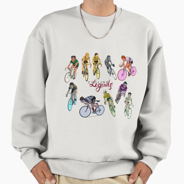 Cycling Legends pattern Sweatshirt