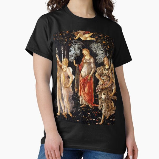 La Primavera (Spring) by Sandro Botticelli T-Shirt