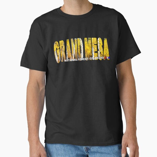 GRAND MESA National Forest Colorado USA - Fall Colours Aspens Birch T-Shirt