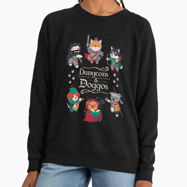 Dungeons and Doggos Lightweight Sweatshirt