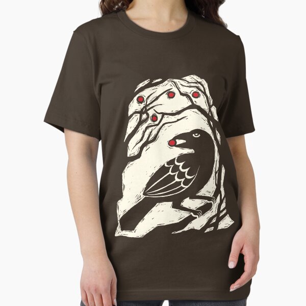 Autumn Berries Bird Print T-Shirt