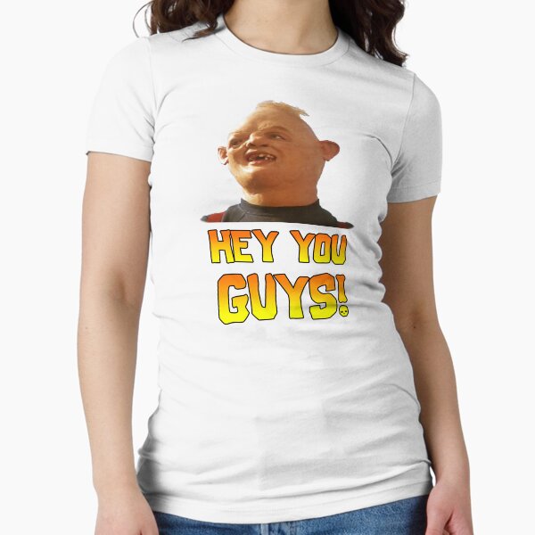SLOTH - HEY YOU GUYS! Fitted T-Shirt