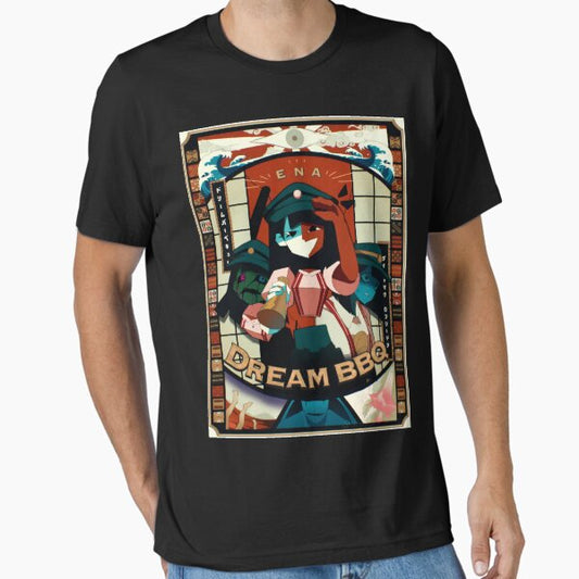 Ena BBq Japanese Style T-Shirt