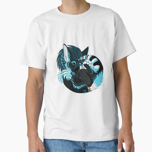 Cat Cyan Turquoise Sushi, Cat, legendary Creature, animals T-Shirt