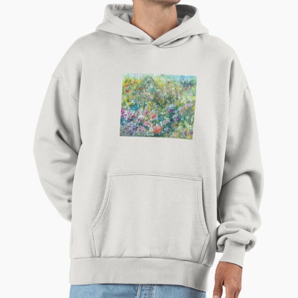 Wild flower meadow in oil pastels Hoodie