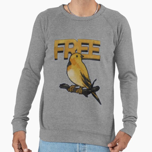Alex Chen Bird Shirt Lightweight Sweatshirt