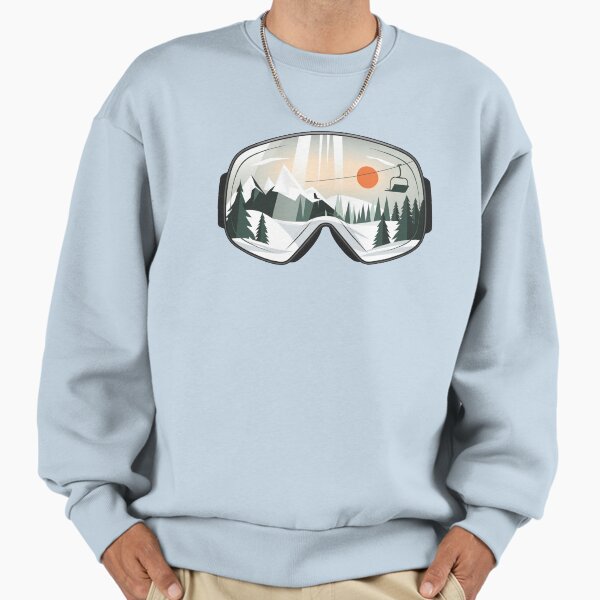 Retro Ski Snowboard Goggles Sweatshirt