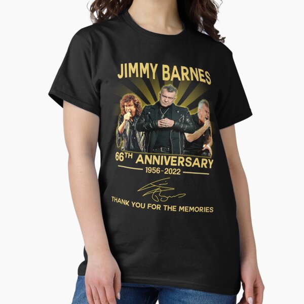 Jimmy Barnes 66th Aniversary 1956-2022, Thanks You For The Memoryes T-Shirt