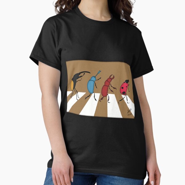 The Beetles - Minimalistic Paper Craft Digital Art T-Shirt