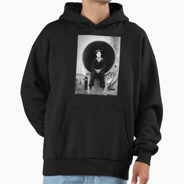 Buster Keaton - The Navigator - BW Vintage - D29 Hoodie