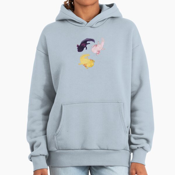 Axolotl Pattern Hoodie
