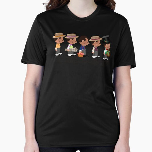 My costumes in the MainStreet Trolley Show Drawn By Joseph Montoya Active T-Shirt