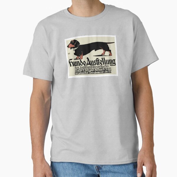 1905 German Dog Show Dachshund Poster T-Shirt