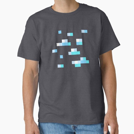 Minecraft Diamond Ore Block Icon T-Shirt