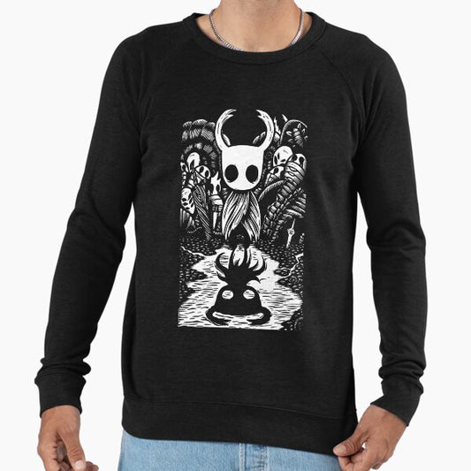 Ghost Knight Graphic Art Hollow Knight Funny Game Lightweight Sweatshirt