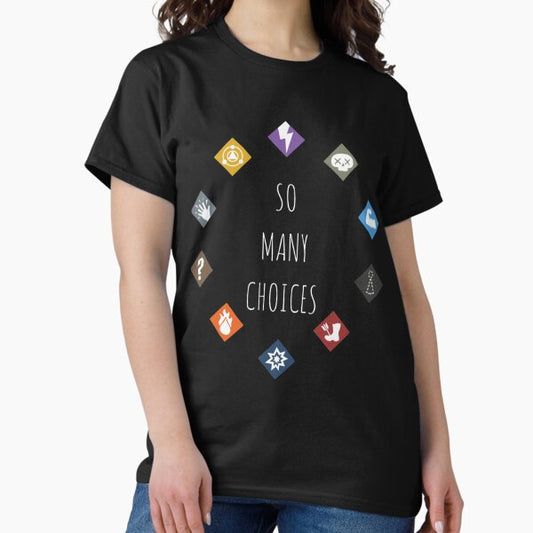 Gloomhaven So Many Choices - Board Game Inspired Graphic - Tabletop Gaming T-Shirt