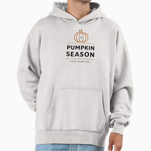 Pumpkin Season Cozy Mode On Hoodie