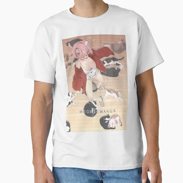 Cat girl - cartoon style, street cat T-Shirt