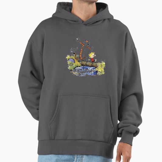 Calv playing water Hoodie
