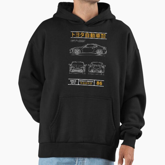 Blueprint of the GT-86 Hoodie