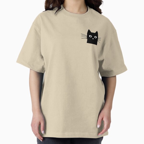 Black Cat Face T-Shirt