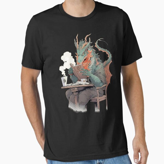 Dragon's Day Off: How to kill an adventurer 101! - RPG lovers T-Shirt