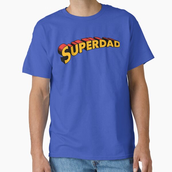 Superdad Retro Super Dad Father's Day Logo T-Shirt