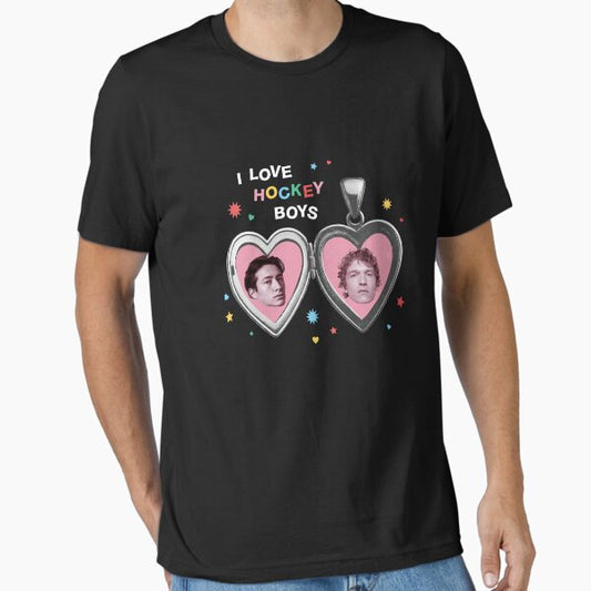 Heated Rivalry I love Hockey Boys T-Shirt