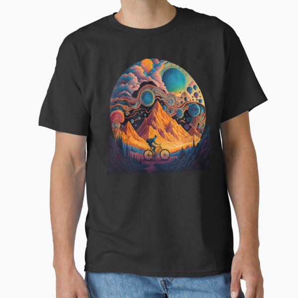 Bicycle Day 1943 | Bubble Psychedelic Art T-Shirt