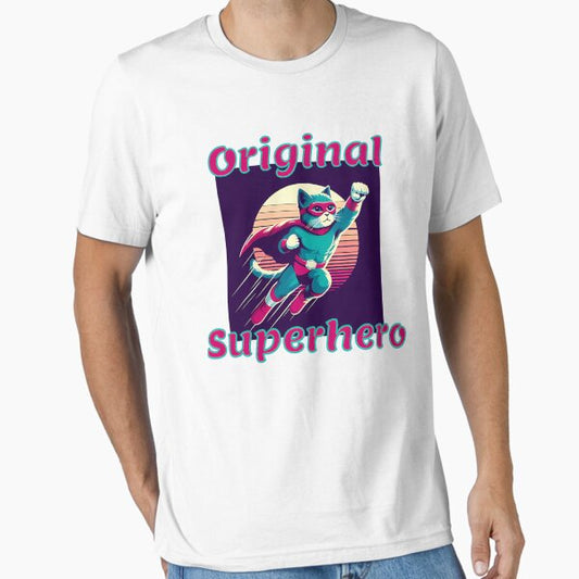 Cat Original Superhero T-Shirt