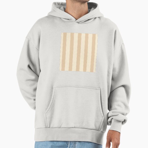 Light Brown And Dark Brown Stripes Pattern Hoodie