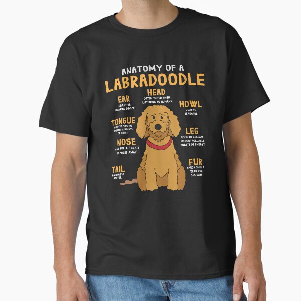 Anatomy of Labradoodle Dog T-Shirt