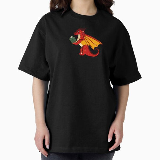 Dragon Reading a Book T-Shirt