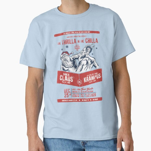 Santa Claus VS Krampus: The Thrilla in the Chilla T-Shirt