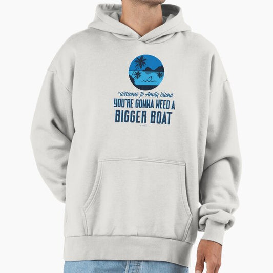 JAWS Movie Amity Island You`re Gonna Need A Bigger Boat Hoodie
