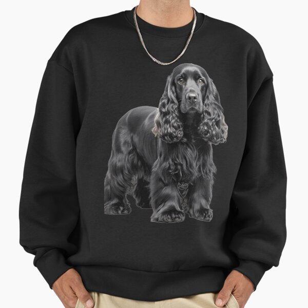 Beautiful English Cocker Spaniel Puppy Graphic Art Sweatshirt