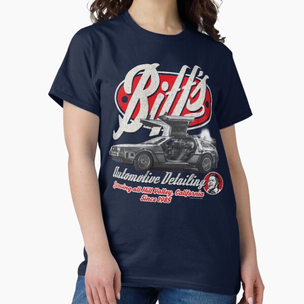 Biff's Automotive Detail Back to the Future Worn Out (© UCS LLC and Amblin) T-Shirt