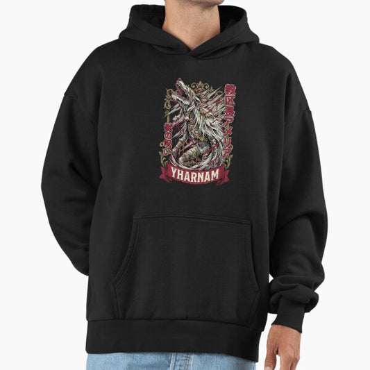Amelia Vicar Cleric Beast Transformation Moonlight Cathedral Gothic Horror Fan Art Portrait Hoodie