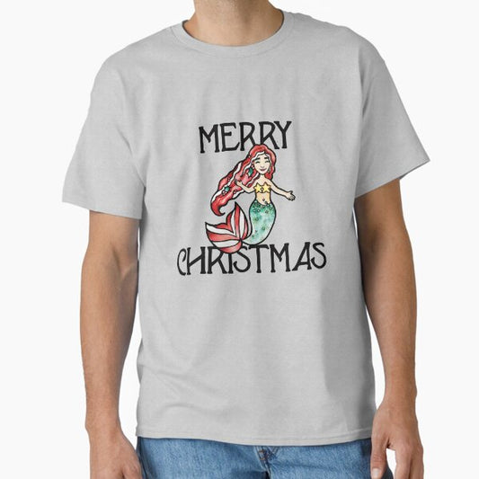 Merry Christmas Mermaid T-Shirt