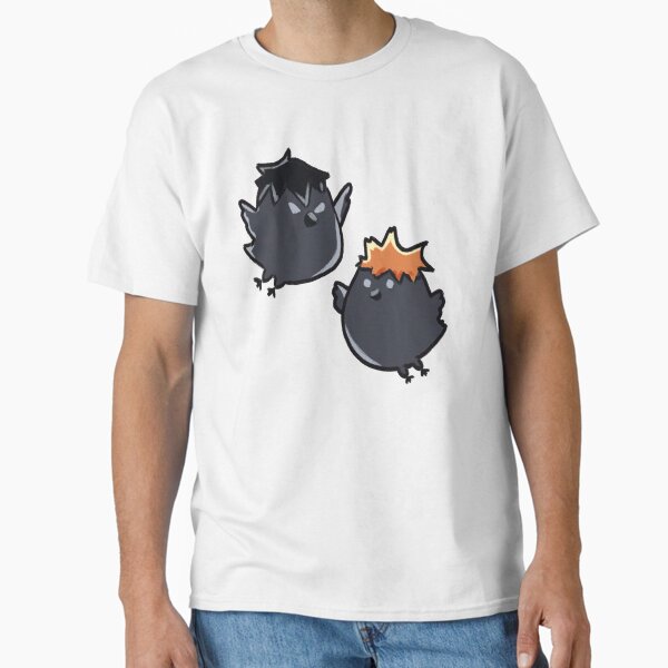 Chibi fanart of Hinata and Kageyama from Haikyuu T-Shirt