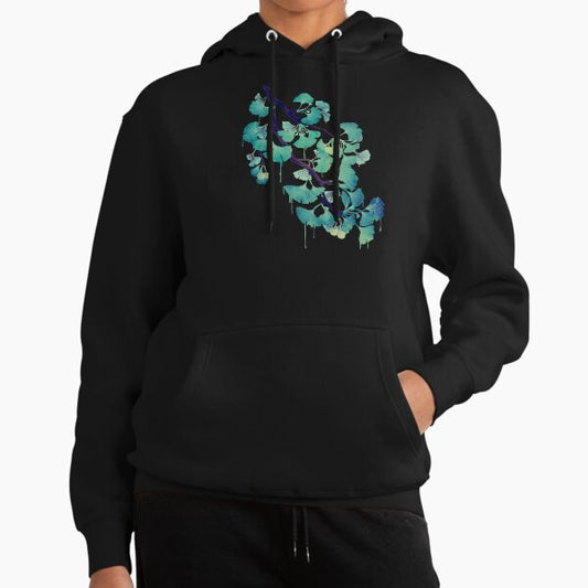 O Ginkgo (on Black) Hoodie