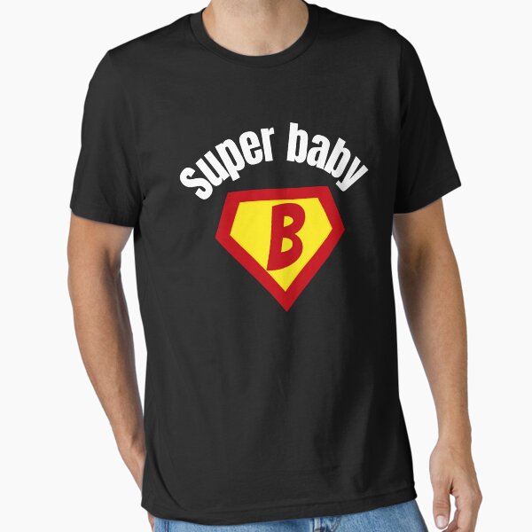 Super Baby Hero Logo – Cute Funny Superhero Infant Gift Design T-Shirt