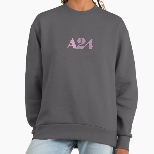 Purple a24 Sweatshirt