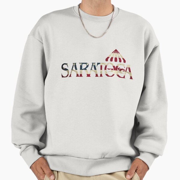 Saratoga Springs Race Track American Flag Sweatshirt