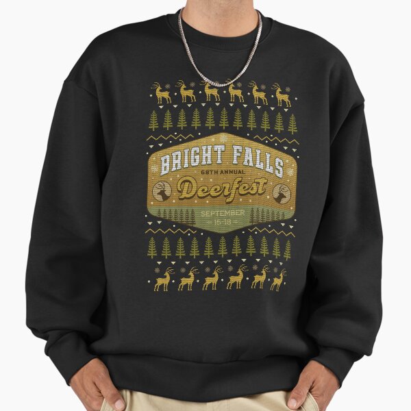 Deerfest Bright Falls Ugly Sweater Sweatshirt