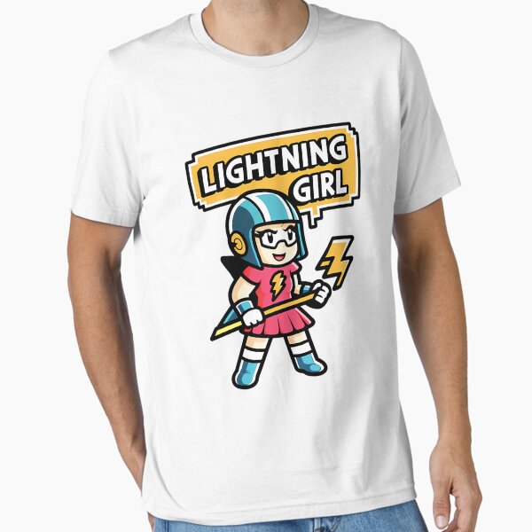 Lightning Girl Striking With Power And Speed T-Shirt